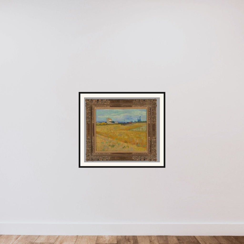 Wheatfield framed — shown to scale