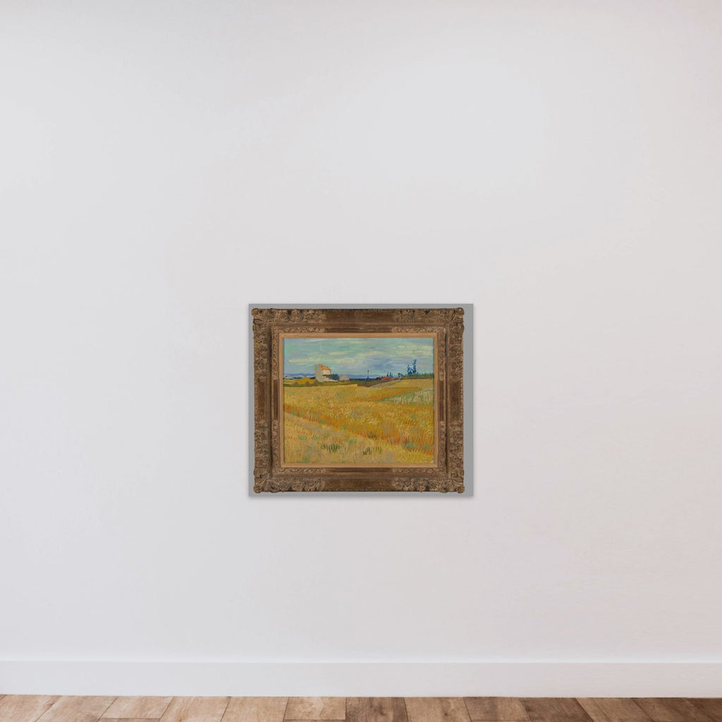 Wheatfield unframed — shown to scale