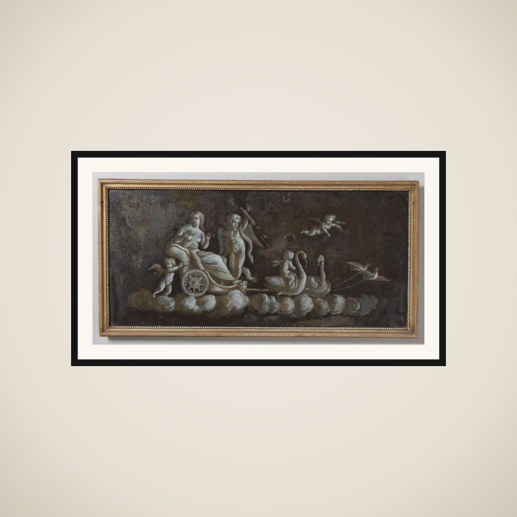 Venus op zegewagen framed