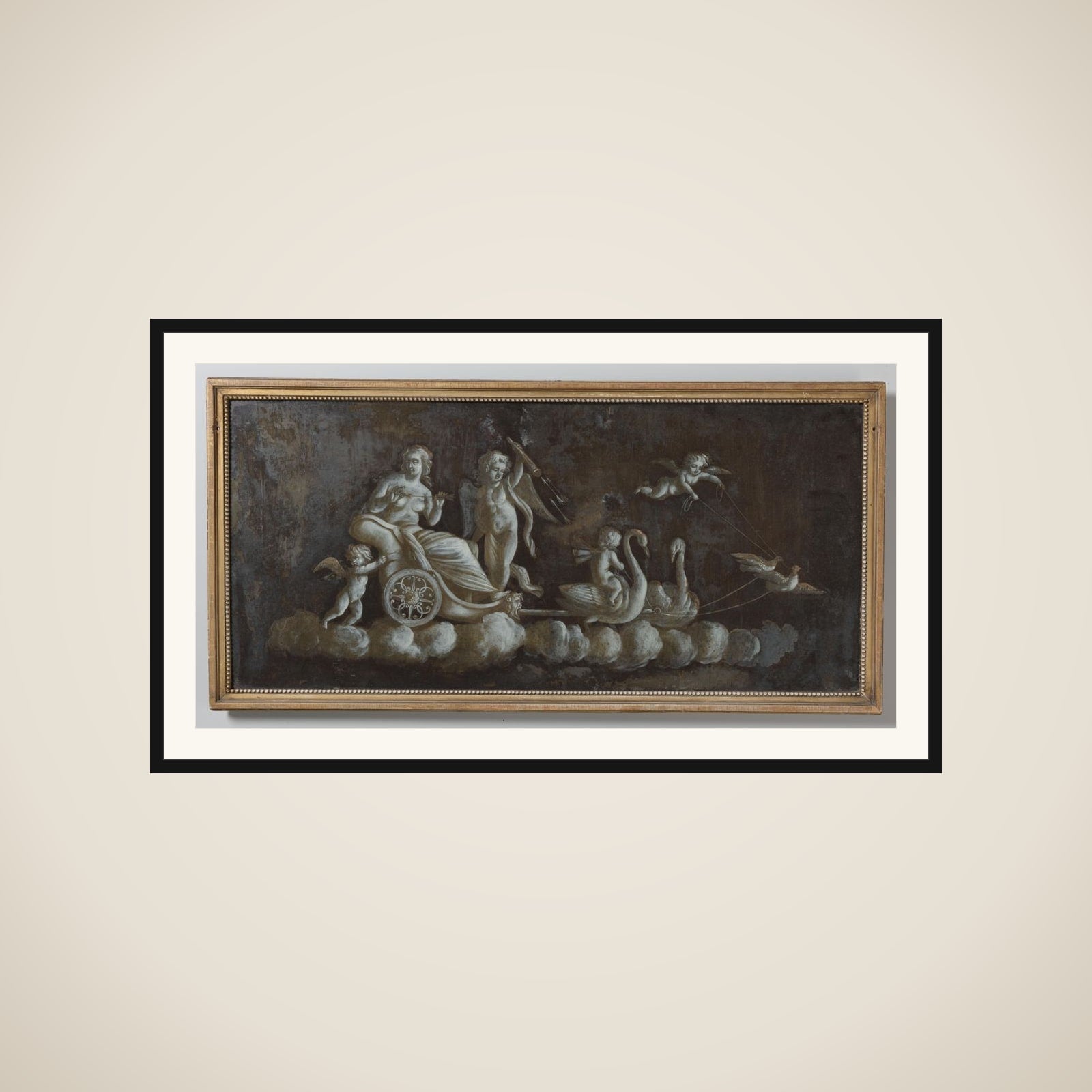 Venus op zegewagen framed