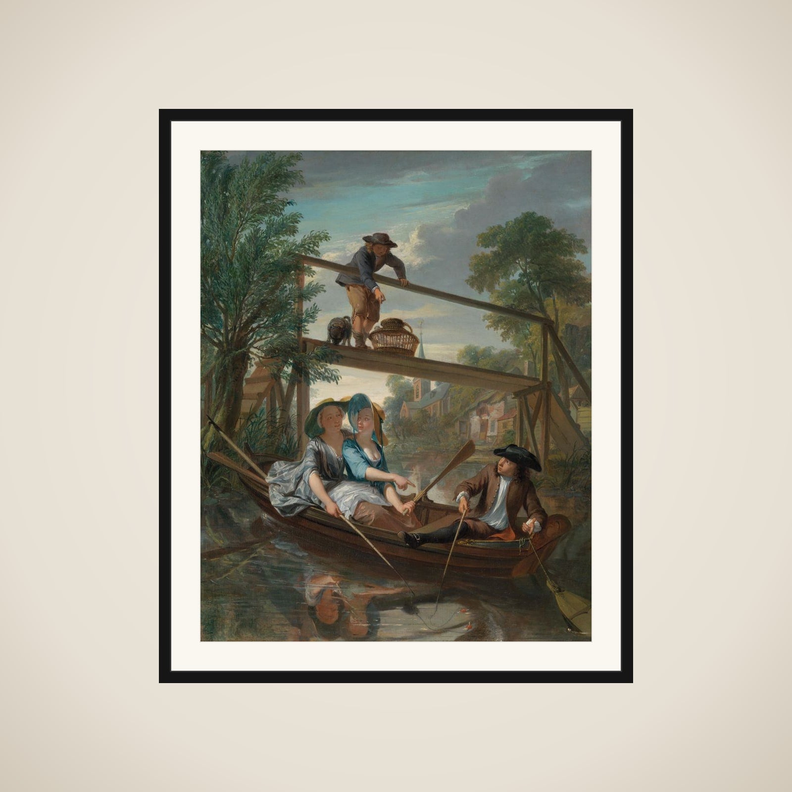 The Anglers framed