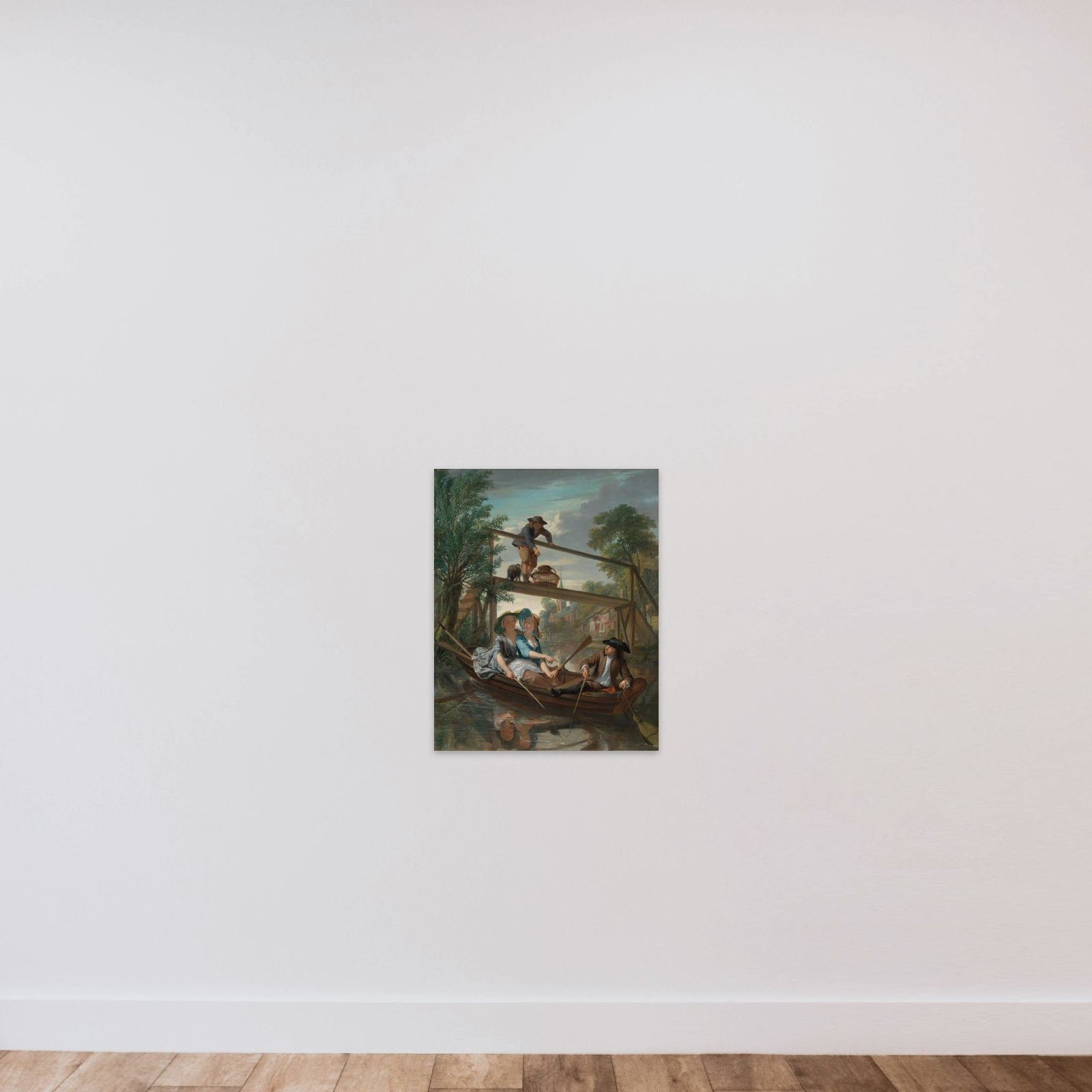 The Anglers unframed — shown to scale