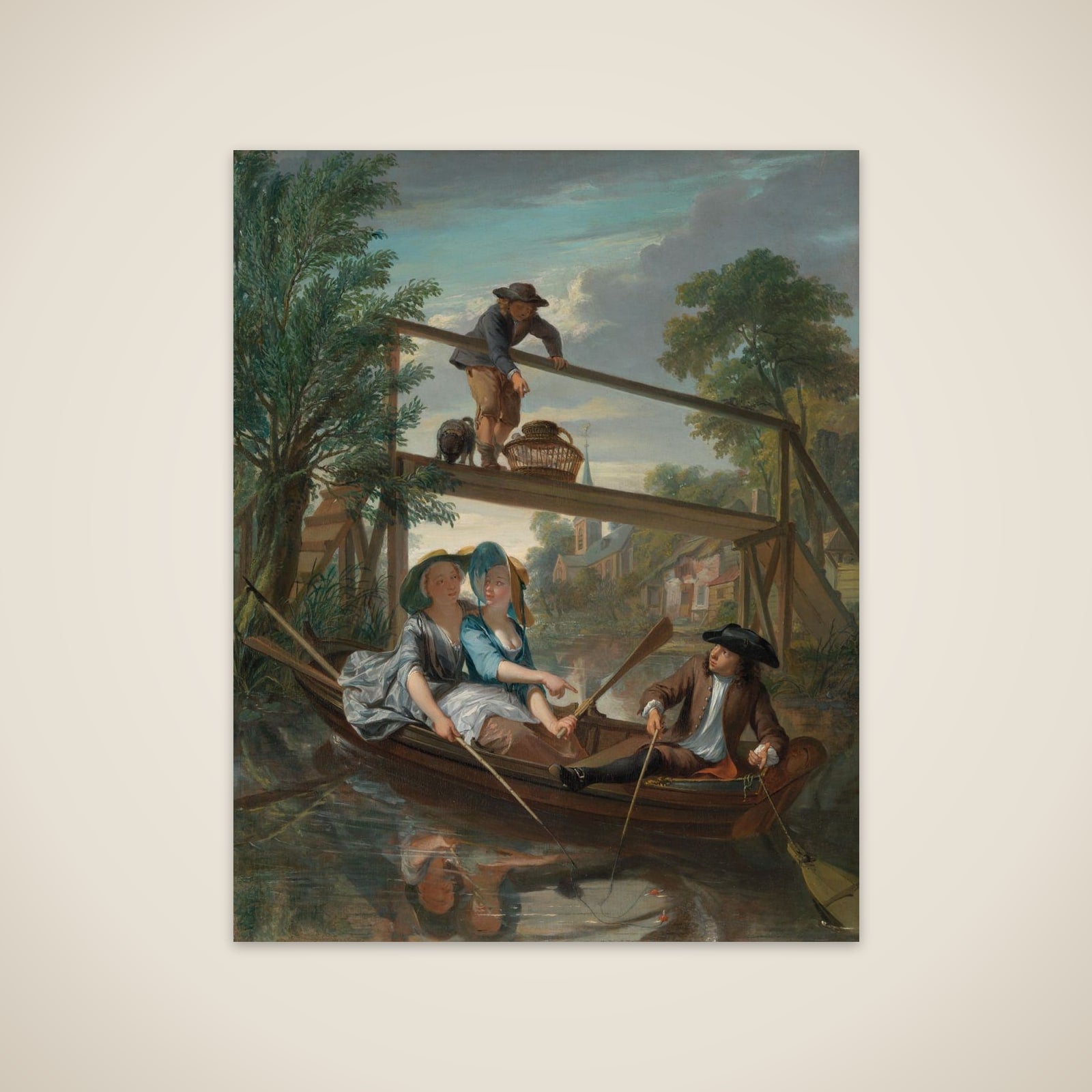 The Anglers unframed print