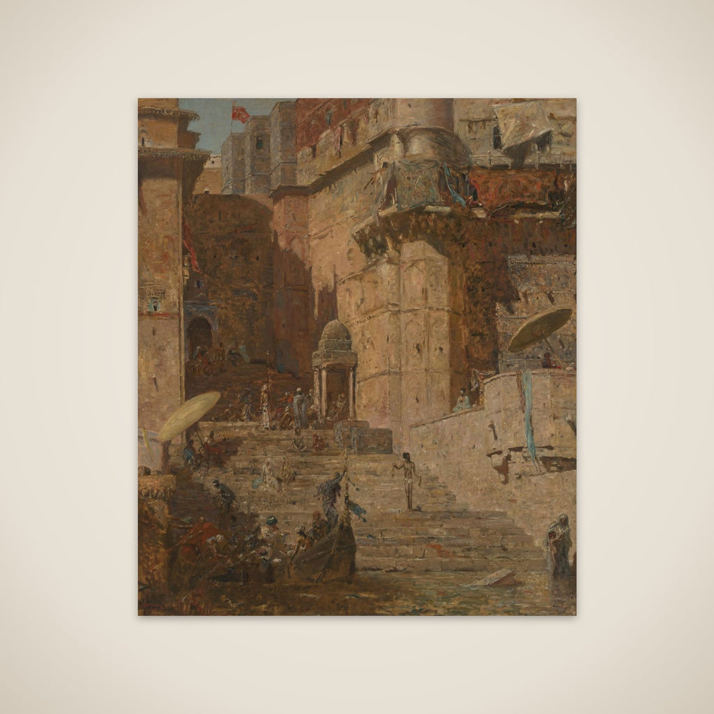 Benares unframed print