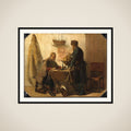 Heemskerck and Barents Planning their Second Expedition to the Far North framed