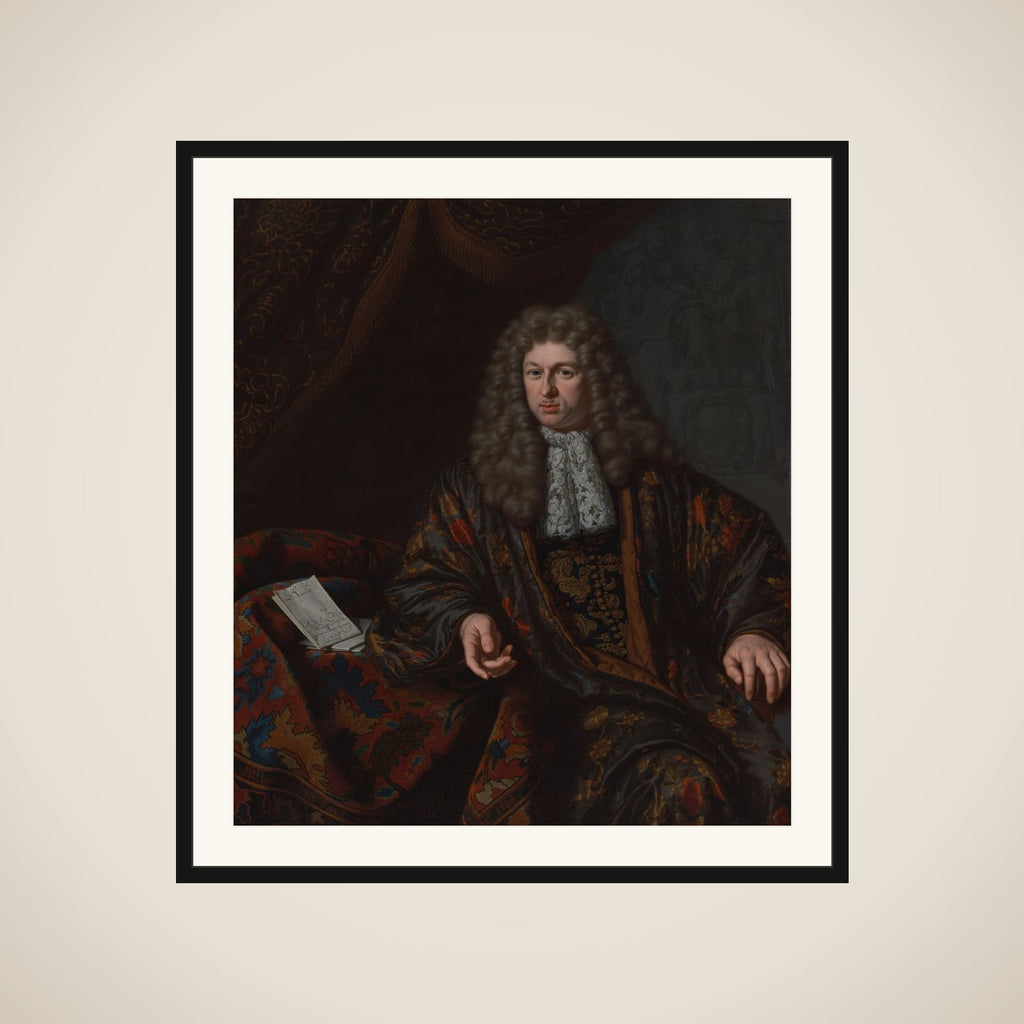 Portrait of Nicolaes Witsen (1641-1717) framed
