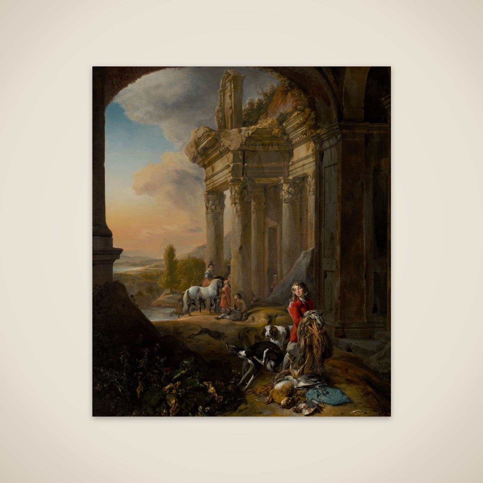 After the Hunt unframed print