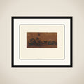 Rustende soldaten framed