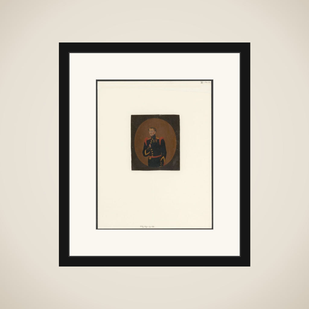 Portrait of Johannes Otto van Setten framed