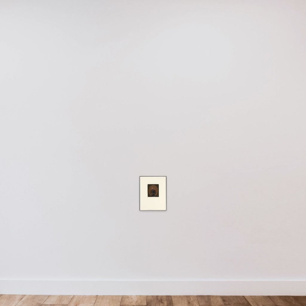 Portrait of Johannes Otto van Setten unframed — shown to scale