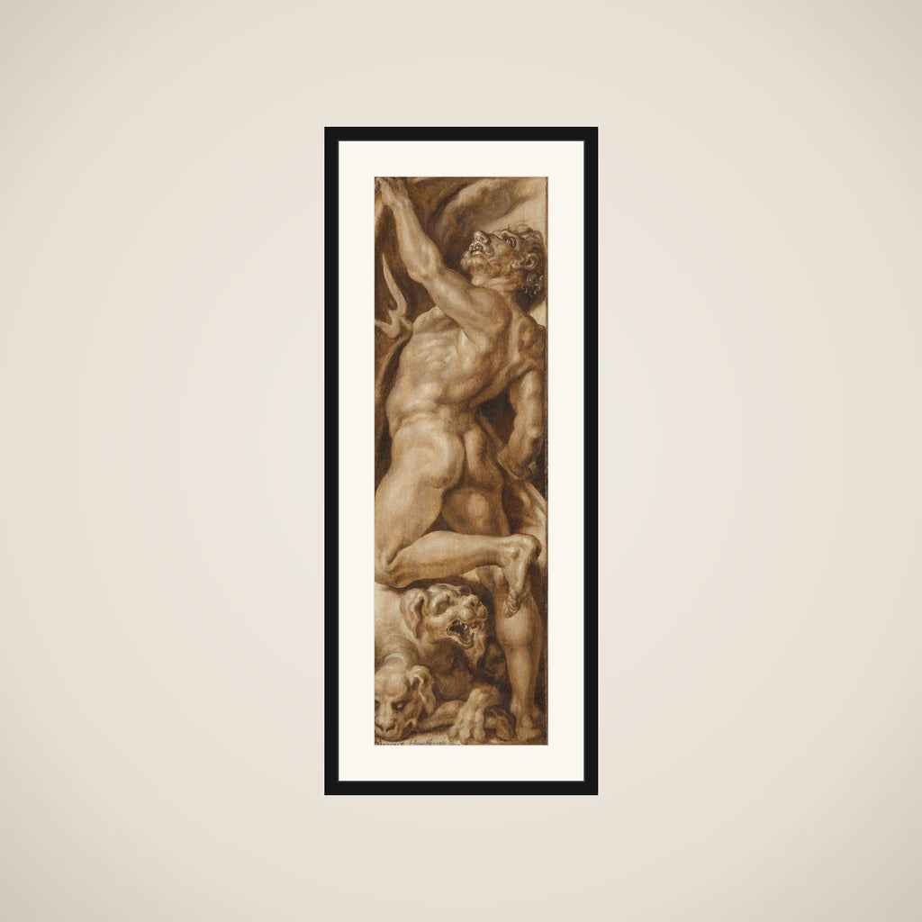 Triumph over Evil: Samson Rending the Lion | Pluto and Cerberus framed
