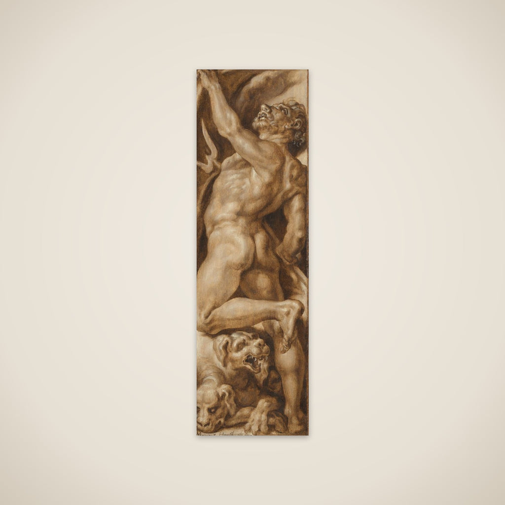 Triumph over Evil: Samson Rending the Lion | Pluto and Cerberus unframed print