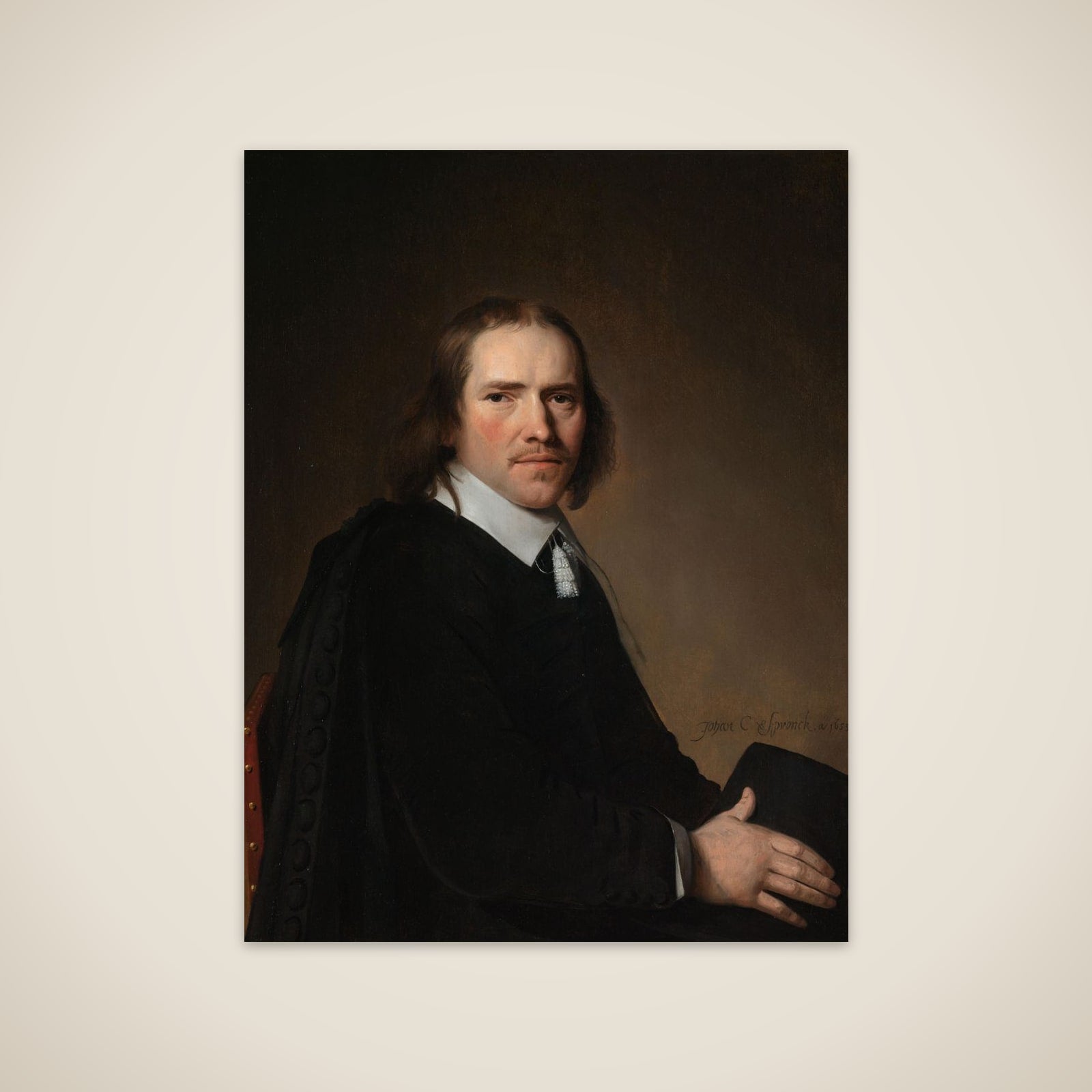 Portrait of Dirck, Johannes, or Jacobus Wallis unframed print