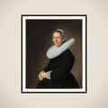 Portrait of Adriana Croes (1599-1656) framed