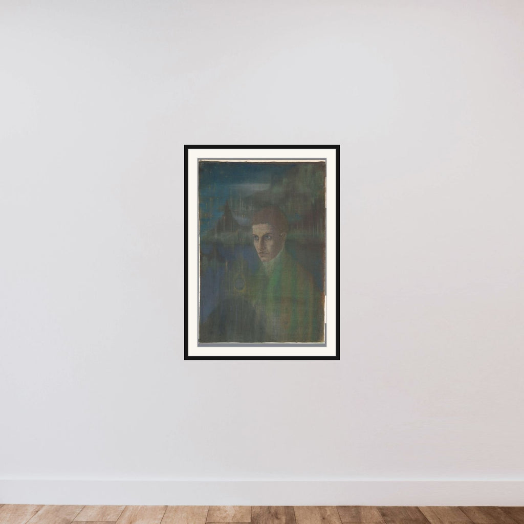 Henri van Booven as a Young Priest framed — shown to scale