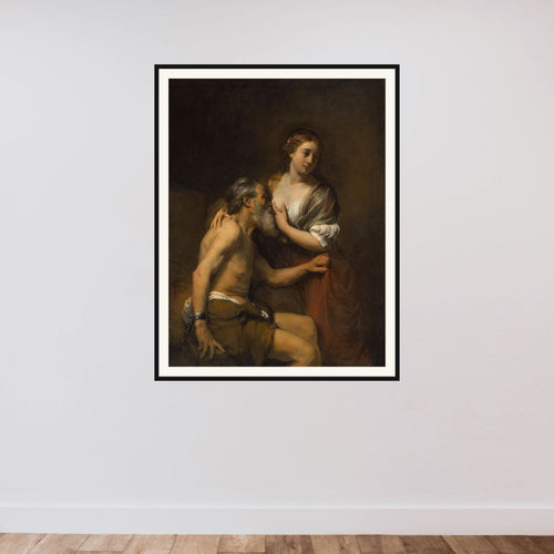 Cimon and Pero framed — shown to scale