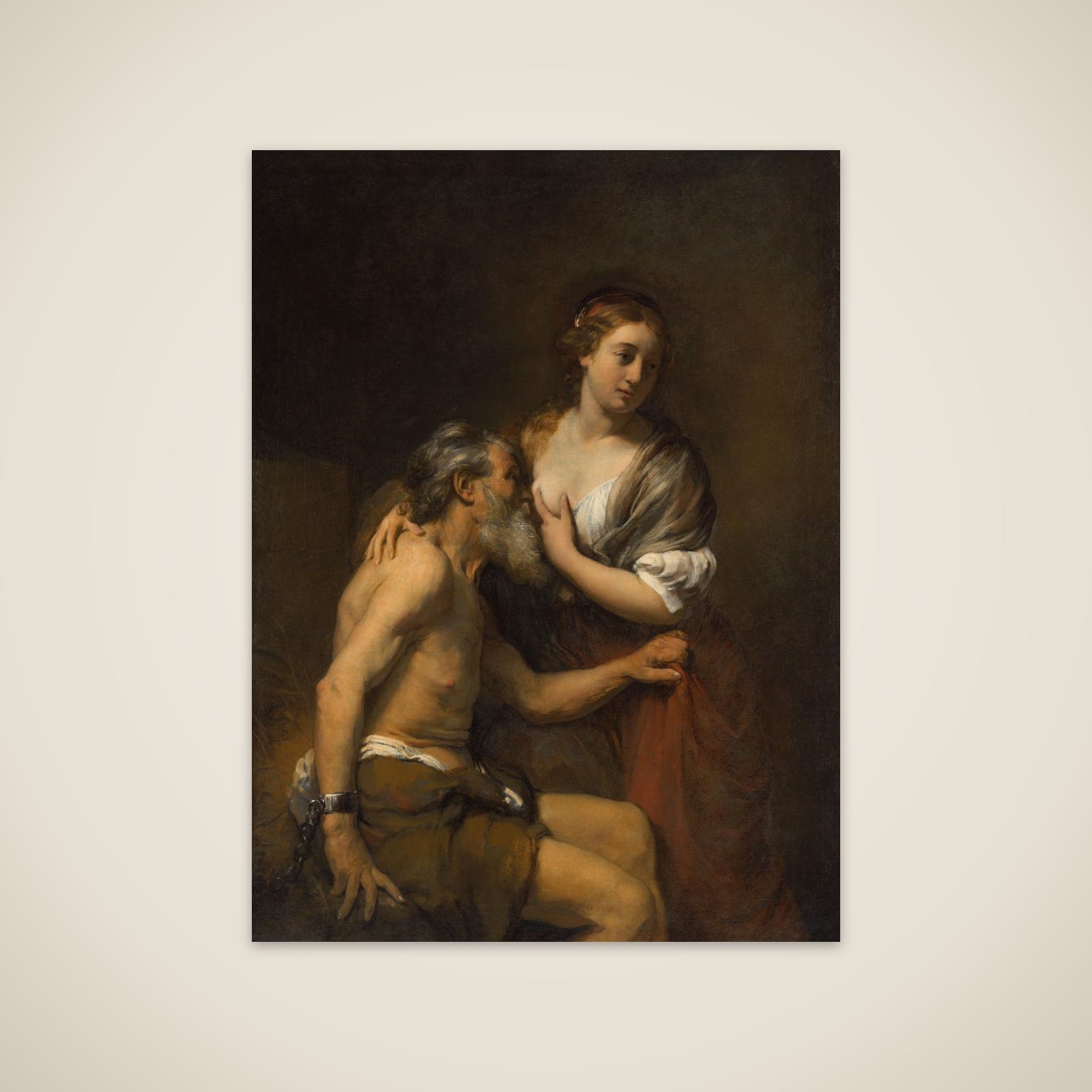 Cimon and Pero unframed print
