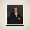 Portrait of Hendrik Voogd (1768-1839) framed