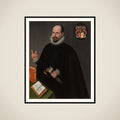 Portrait of Ott van Bronckhorst framed