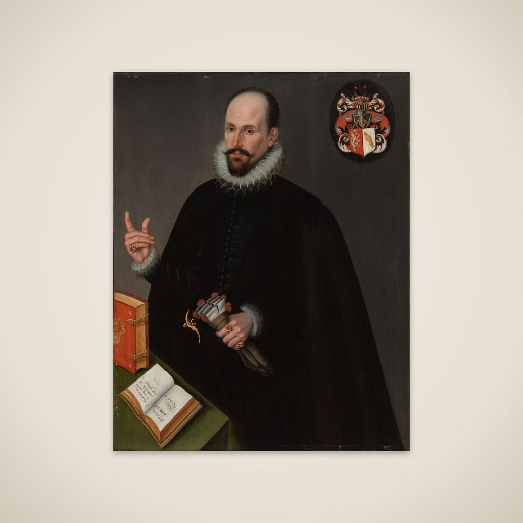 Portrait of Ott van Bronckhorst unframed print