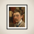 Self-portrait in his Studio framed