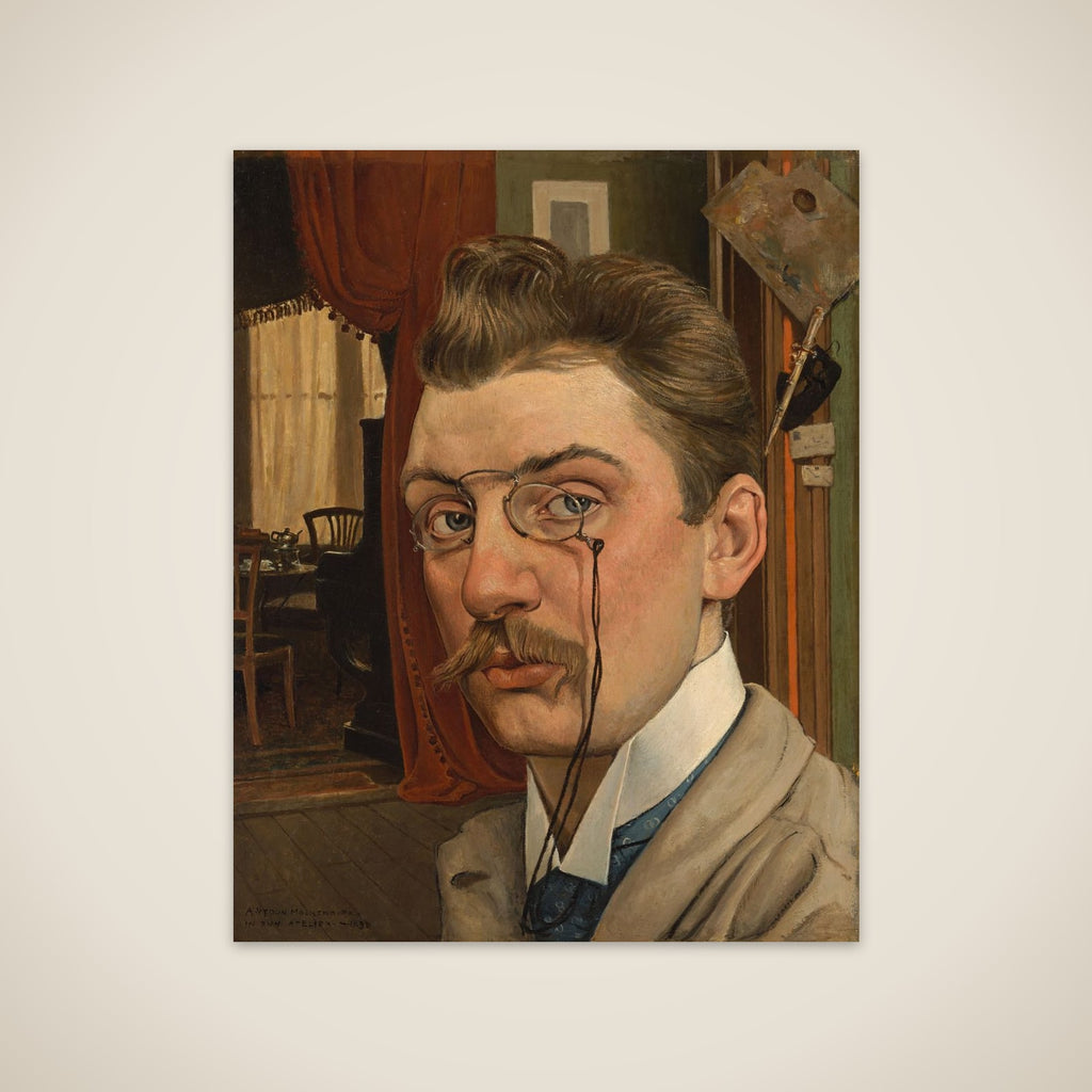 Self-portrait in his Studio unframed print