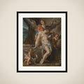 The Dead Christ Supported by Angels (Pietà with Angels) framed
