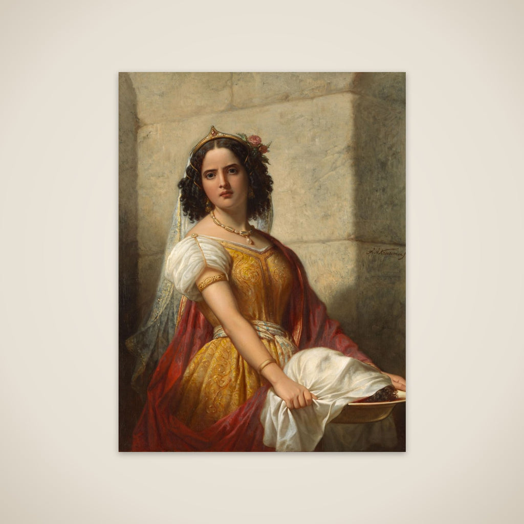 Salome with the Head of John the Baptist unframed print