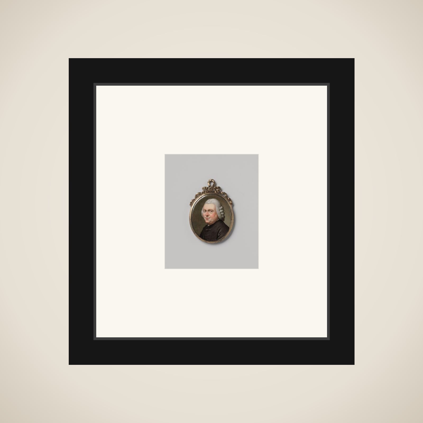 Portrait of Cornelis Ploos van Amstel framed