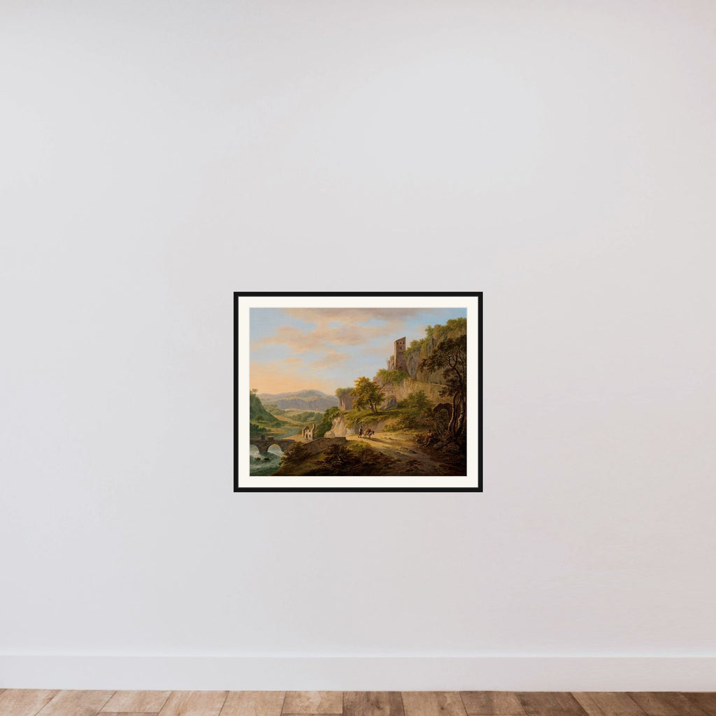 View of Civita Castellana framed — shown to scale