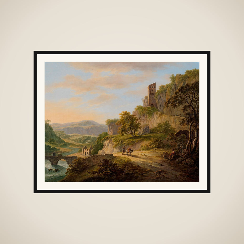 View of Civita Castellana framed