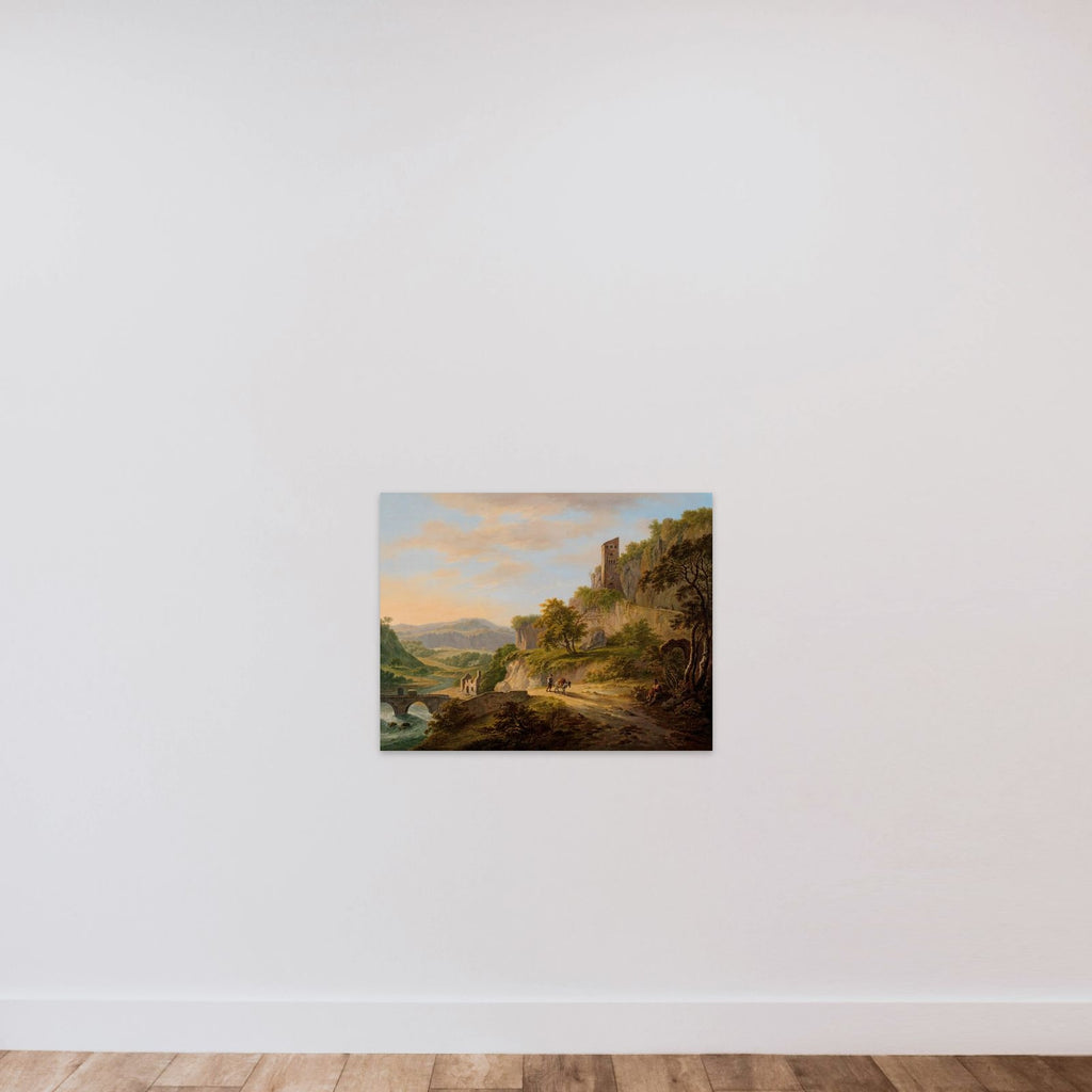 View of Civita Castellana unframed — shown to scale