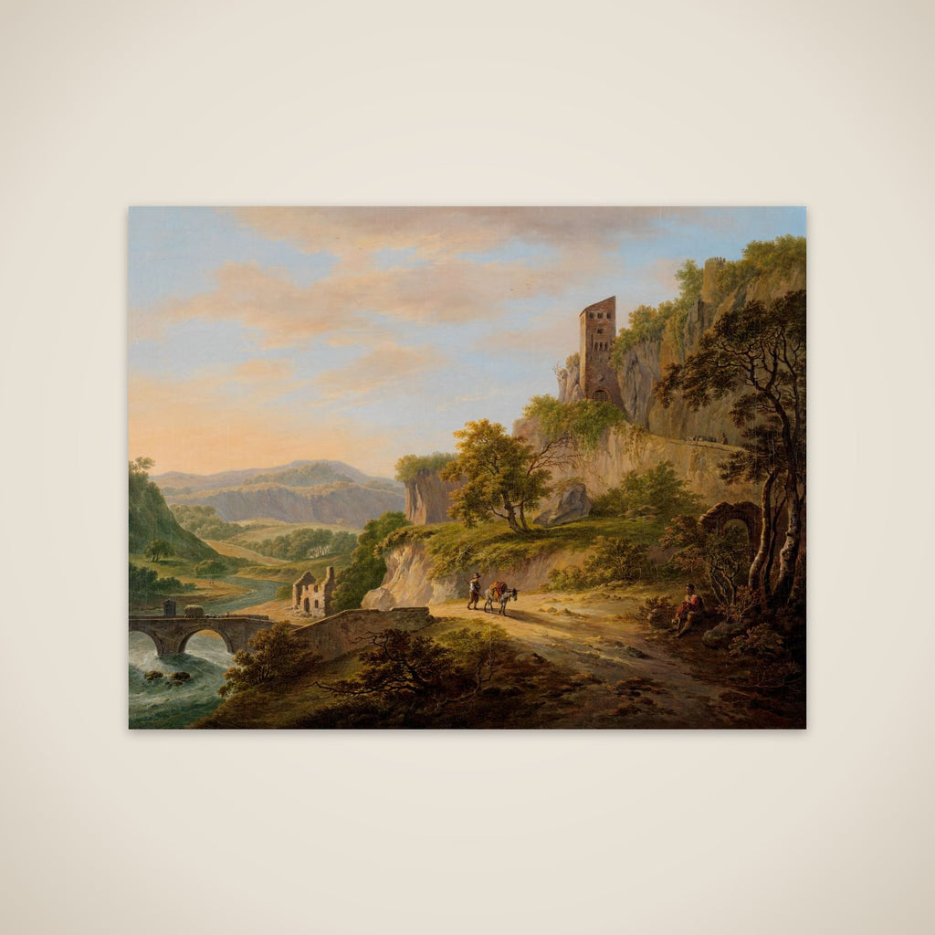View of Civita Castellana unframed print