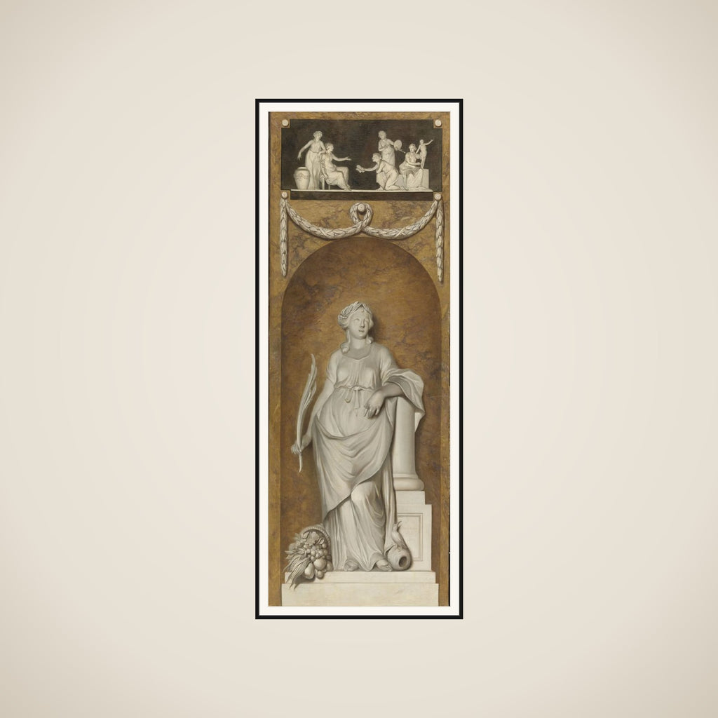 Painted Wall Hanging with Peace framed