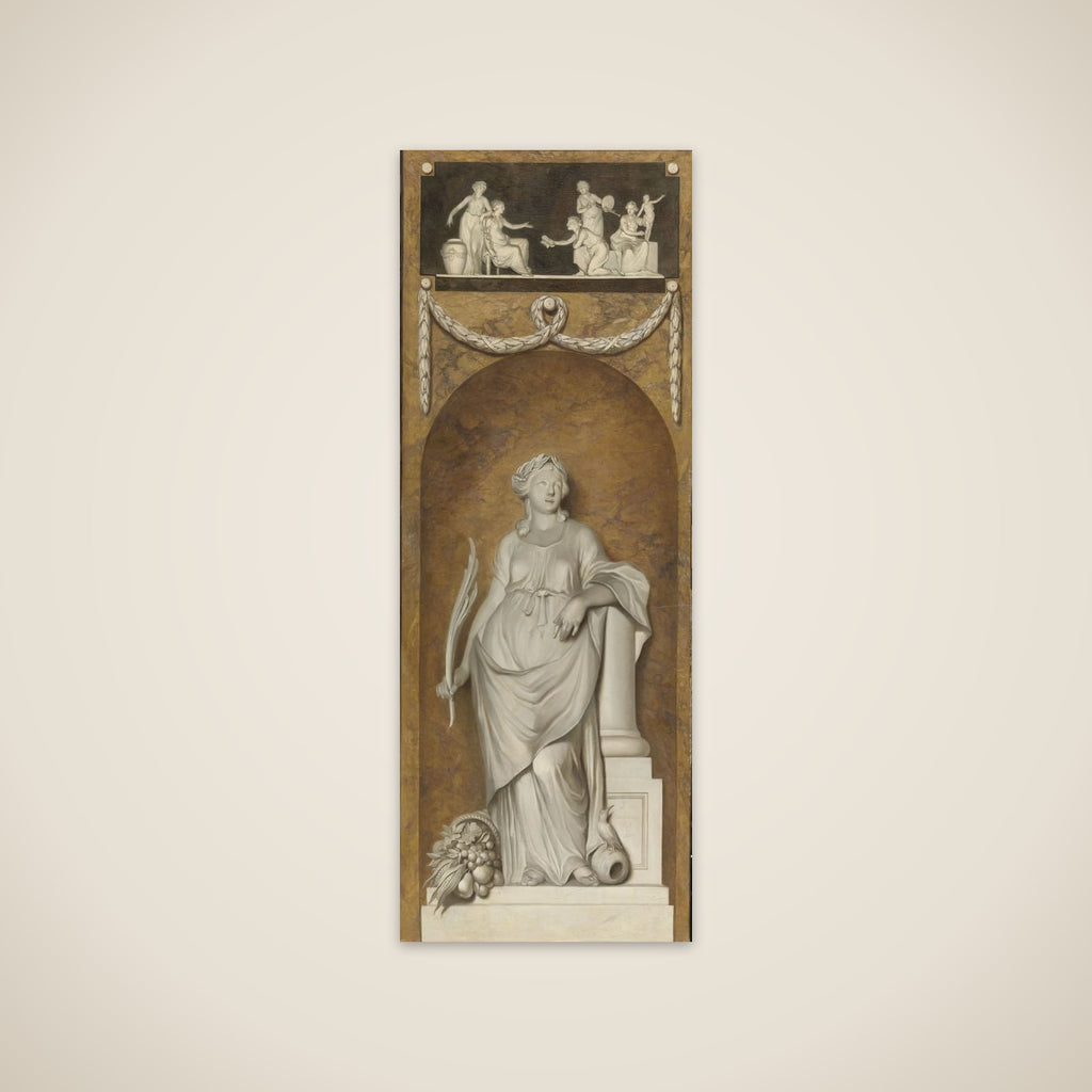 Painted Wall Hanging with Peace unframed print