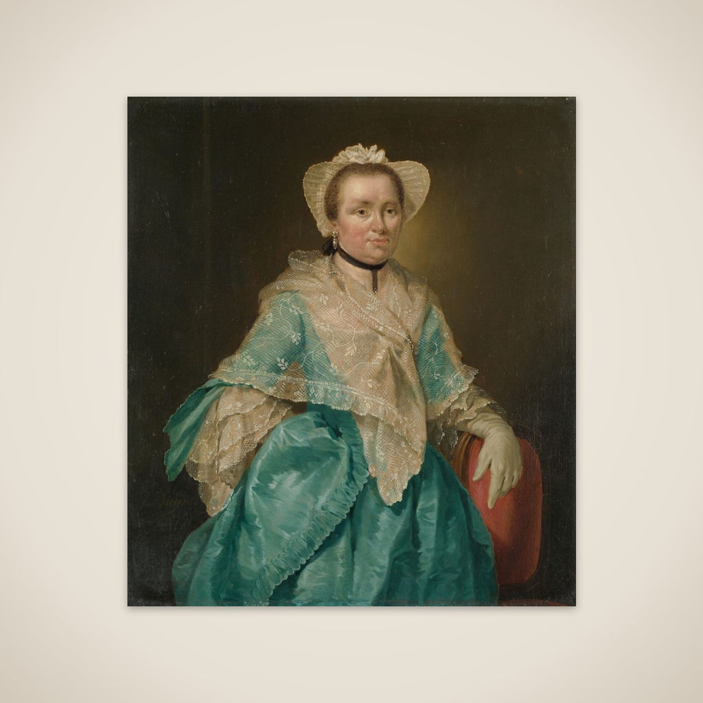 Portrait of Elisabeth Troost (1730-1790) unframed print