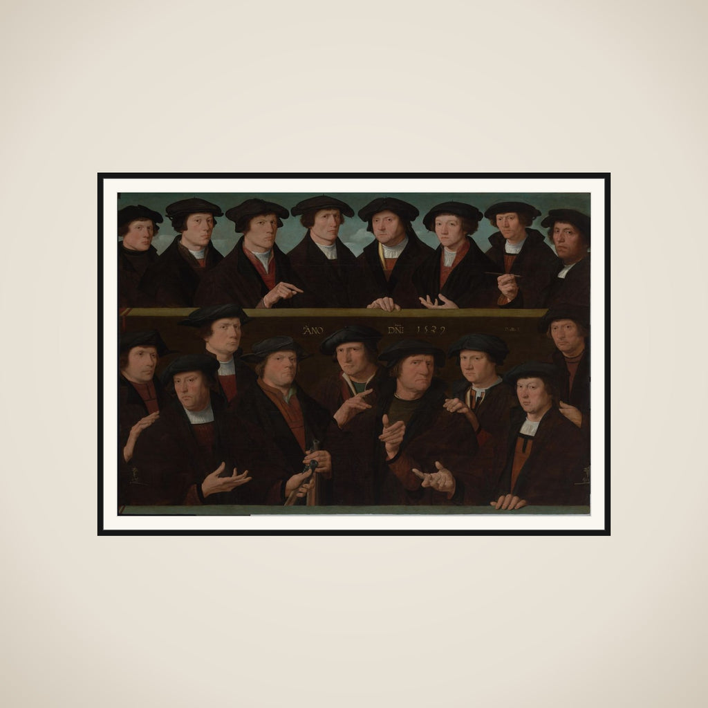 A Group of Guardsmen, 1529 framed