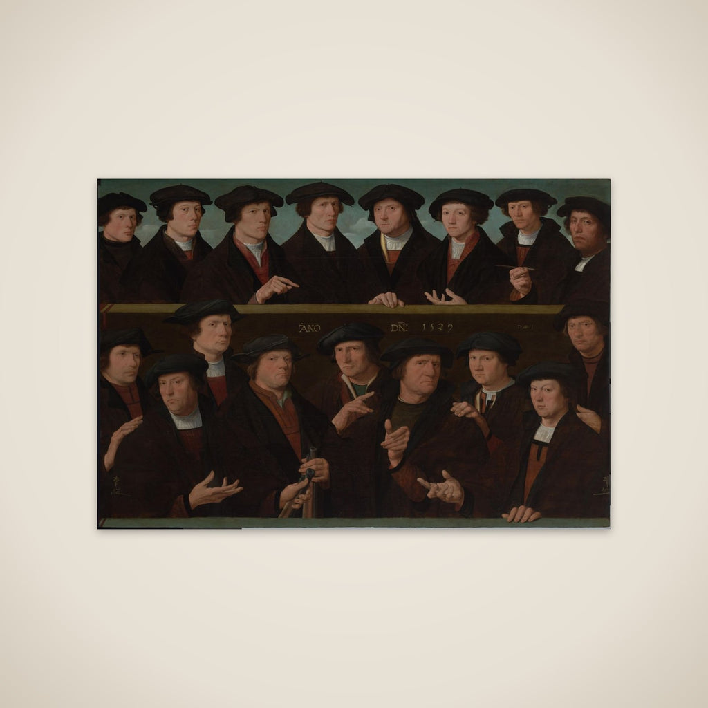 A Group of Guardsmen, 1529 unframed print