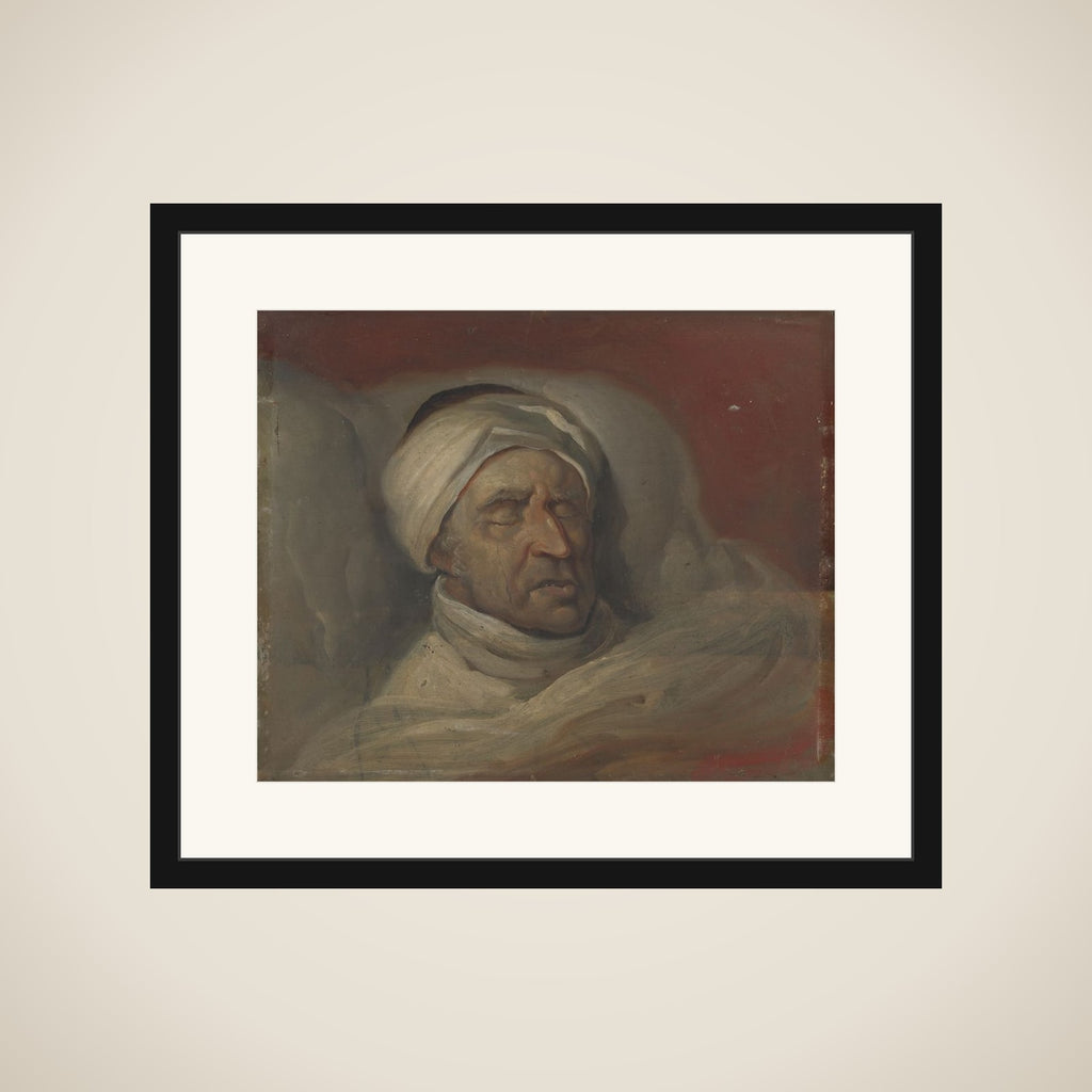 Mr. Willem Bilderdijk na zijn dood framed