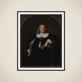 Portrait of een man framed