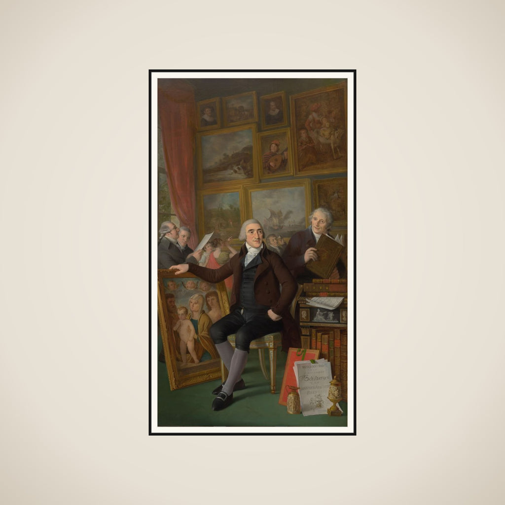 Portrait of the Collector Josephus Augustinus Brentano framed