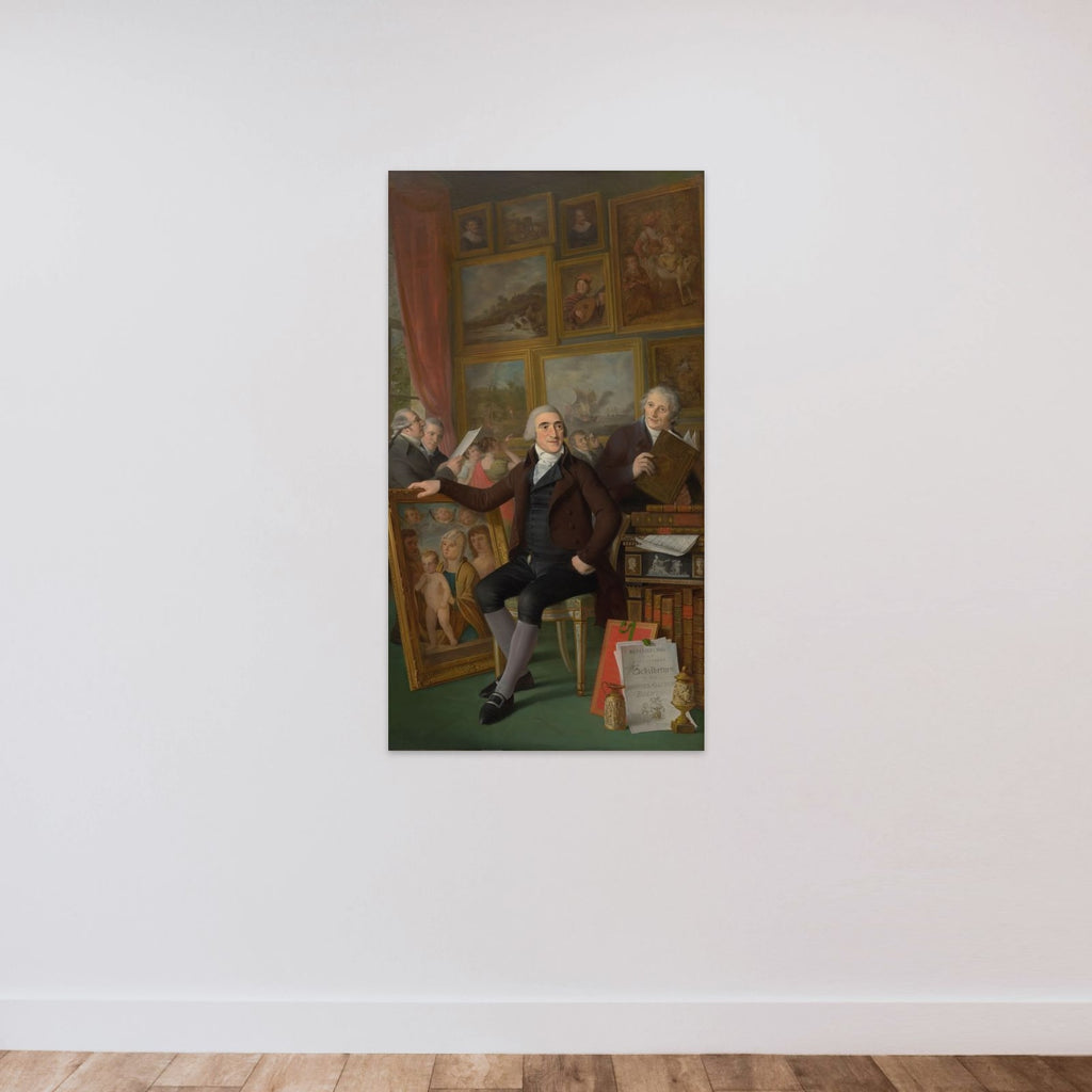Portrait of the Collector Josephus Augustinus Brentano unframed — shown to scale