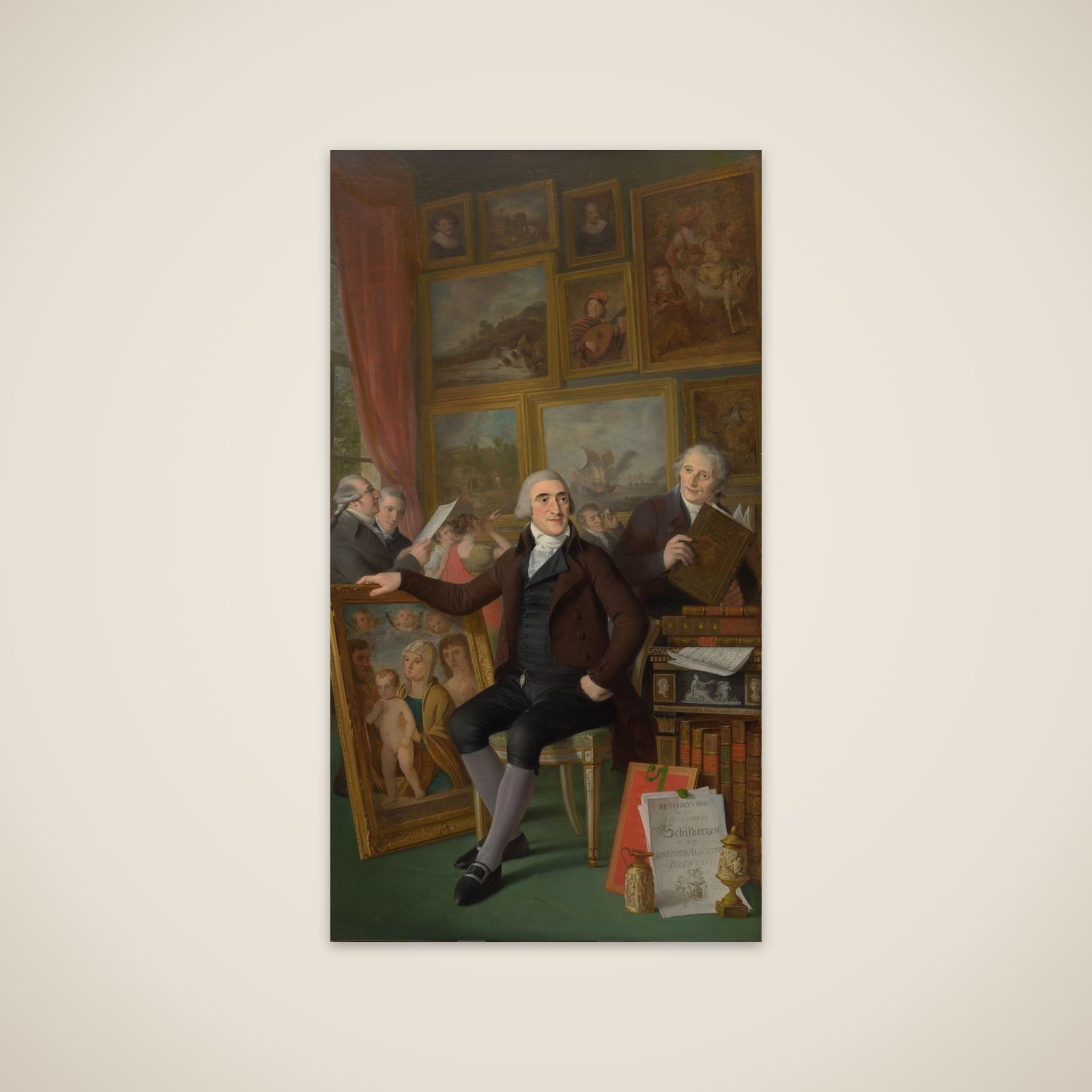 Portrait of the Collector Josephus Augustinus Brentano unframed print