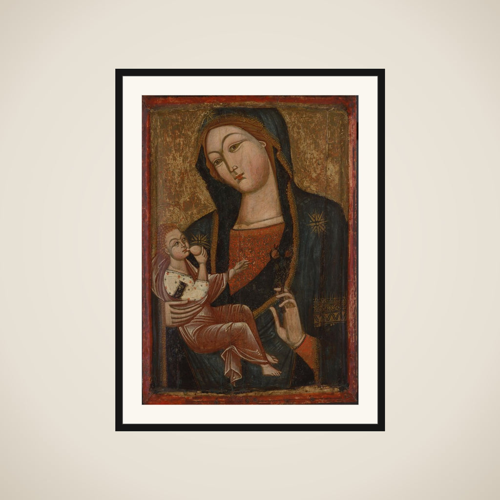 Maria met kind framed