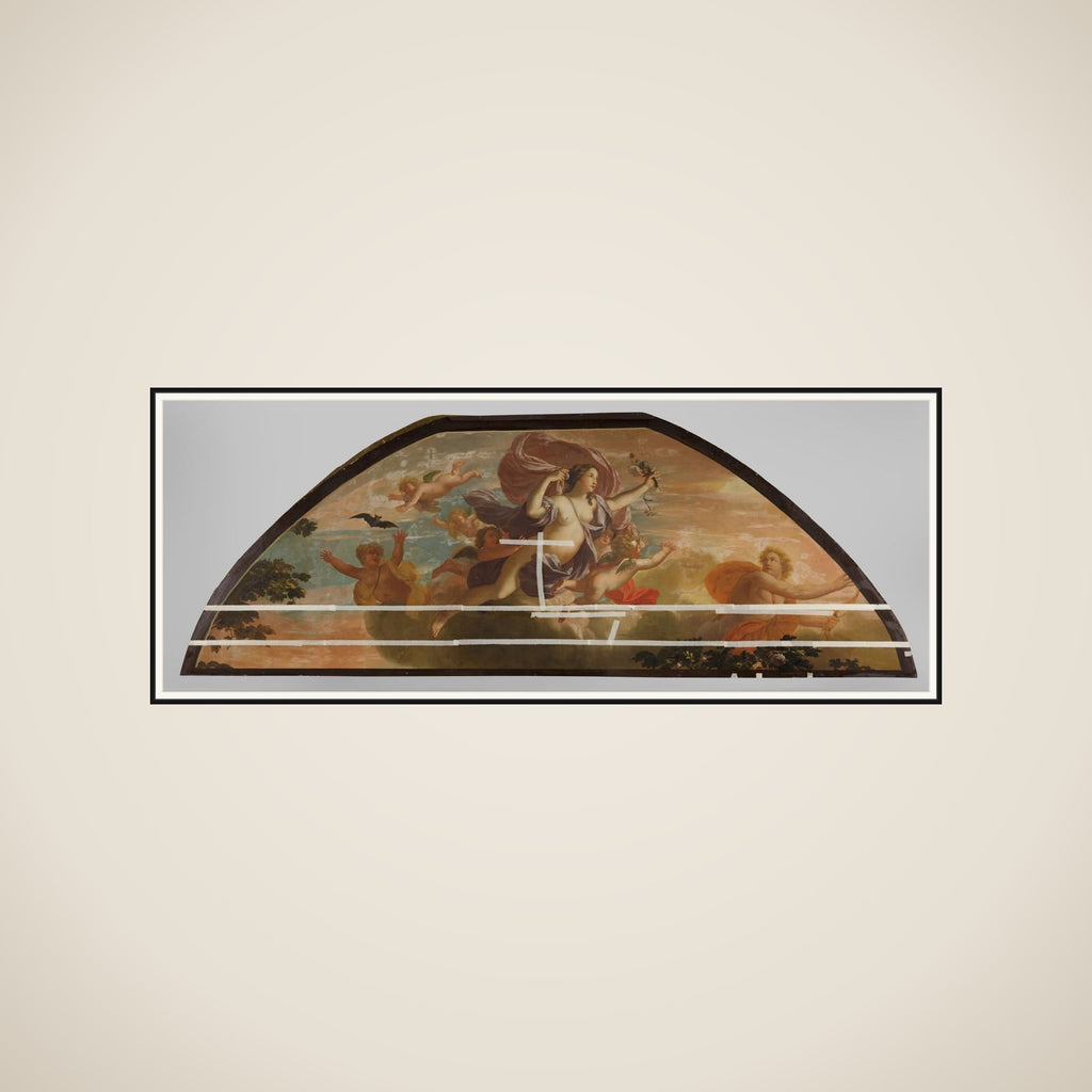Plafondschildering met allegorische voorstelling van de Ochtend framed
