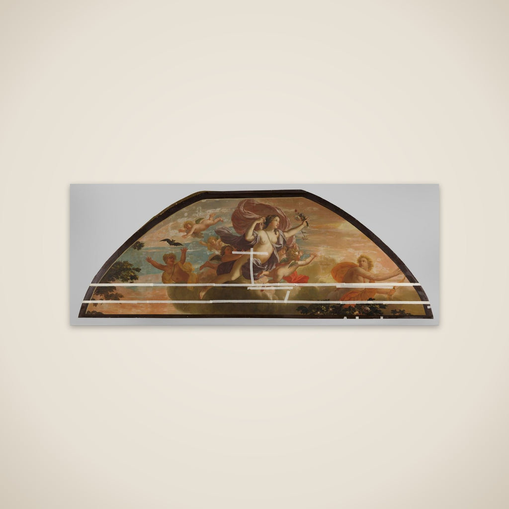 Plafondschildering met allegorische voorstelling van de Ochtend unframed print