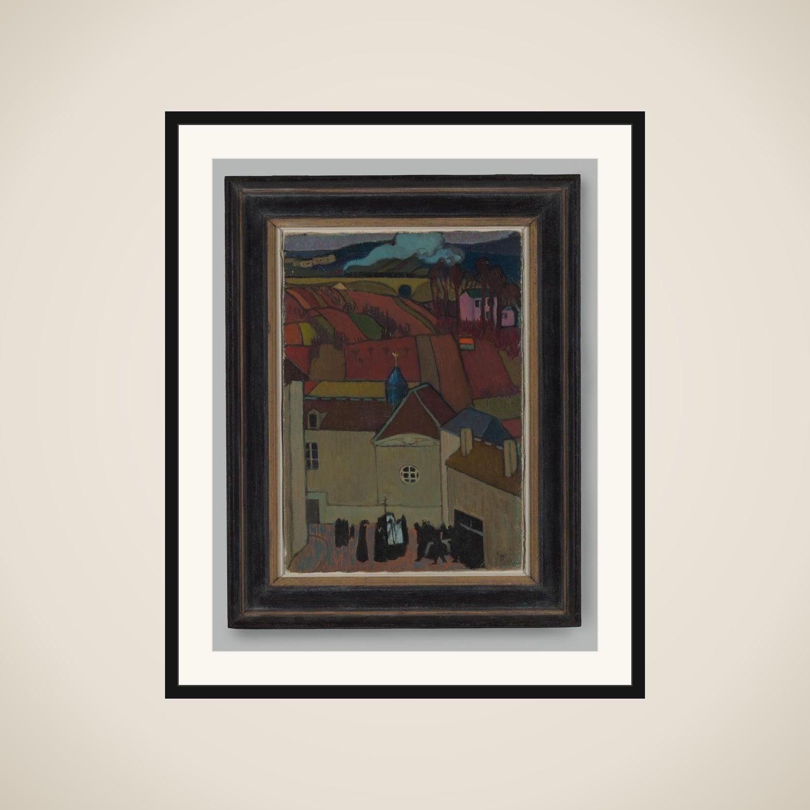 Burial in My Own Neighbourhood framed