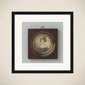 Portretminiatuur Geertruida Anna Elisabeth Hoffmann framed