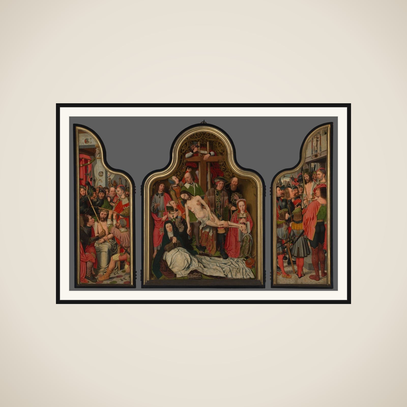 Passietriptiek framed