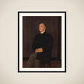 Portrait of Augustinus Gerardus Hubertus van Rijckevorsel framed